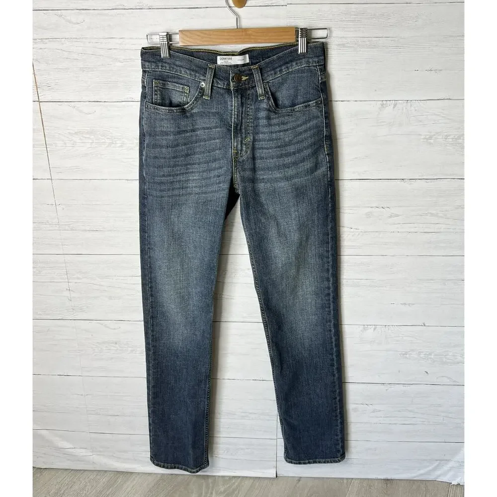 Levi Strauss Jeans Mens Size 29X32 Signature Gold Straight Cotton Blend Casual